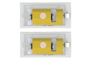 Lumina numar inmatriculare, culoare lumina: alb; set, 12V, cu aprobare circulatie potrivit BMW 3 (E46) 12.98-12.07 - Img 2