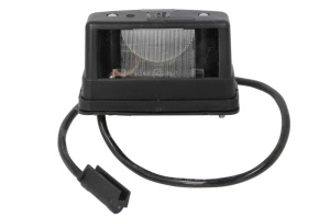 Lumina numar inmatriculare (R10W, 12V, culoare: negru, culoare sticla: transparent, 61x55x109mm, lungime cablu: 500mm, conector: CLICK-IN) - Img 1