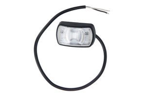 Lumini clarificare stanga/dreapta, alb, LED, inaltime 42mm; latime 71mm; adancime 25mm, suprafata, lungime cablu 500mm, 12/24V (cu reflector) - Img 1