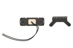 Lumini clarificare stanga/dreapta, forma: dreptunghiular, rosu, LED, inaltime 36mm; latime 103mm; adancime 18mm, în relief/suprafata, lungime cablu 240mm, cu cuier, 12/24V (IP6K9K) - Img 2