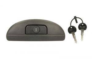 Maner portbagaj potrivit RENAULT MEGANE 1996-2003 - exterior, cu cheie, cu locas, negru