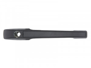 Maner usa Dreapta Fata potrivit VW CADDY I, GOLF II, JETTA II, PASSAT B2, POLO II 86C 2F, POLO 1979-1994 - (exterior, cu gaura pentru incuietoare; crom/negru)