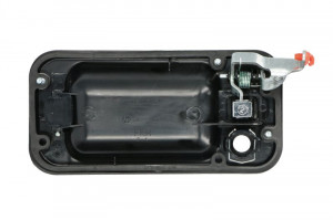 Maner usa Fata Dreapta exterior, cu locas incuietoare, crom/negru potrivit Hummer H2 2002-2009 - Img 2