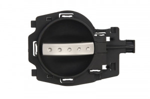 Maner usa fata/spate stanga interior, gri inchis/argintiu, CITROEN C2, C3 intre 2002-2010 - Img 1