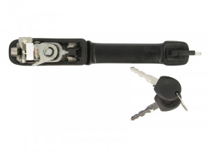 Maner usa Fata Stanga cu cheie, exterior, cu incuietoare, negru potrivit VW PASSAT B3/B4 1.6-2.9 1988-1997 - Img 2
