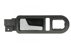 Maner usa Fata Stanga interior, crom/negru potrivit VW NEW BEETLE 1.4-3.2 1998-2010 - Img 1