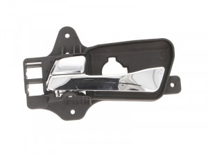 Maner usa fata stanga potrivit HYUNDAI I20, I30; KIA CEE'D, CEE'D SW 2006-2012 - interior, negru/crom