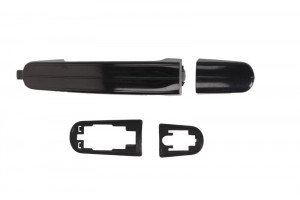 Maner usa Stanga/Dreapta Fata potrivit FORD FOCUS II 2004-2008 - (exterior; negru/grund)