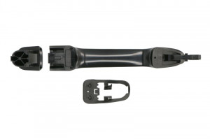 Maner usa Stanga/Dreapta Fata potrivit LANCIA DELTA III 2006-2014 - (exterior; textura neagra) - Img 2