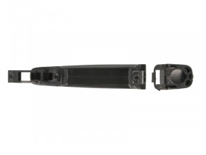 Maner usa Stanga/Dreapta Fata potrivit PEUGEOT 307 2000-2012 - (exterior; negru/grund) - Img 2