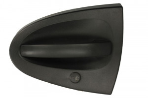 Maner usa Stanga potrivit SMART FORTWO 451, FORTWO 453 dupa 2007 - (exterior, cu gaura pentru incuietoare; negru)