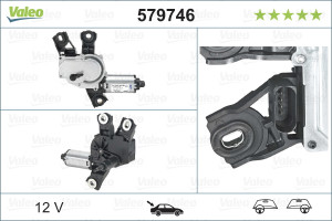 Motoras stergator Spate potrivit VW GOLF PLUS V, GOLF V, PASSAT B6, TIGUAN 10.03- - Img 3