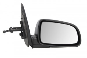 Oglinda dreapta potrivit CHEVROLET AVEO 2008-2011 - mecanica , crom, grunduita