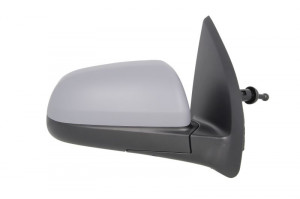 Oglinda dreapta potrivit CHEVROLET AVEO 2008-2011 - mecanica , crom, grunduita - Img 2