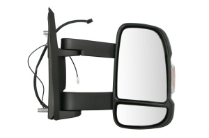 Oglinda dreapta potrivit CITROEN JUMPER; FIAT DUCATO; PEUGEOT BOXER dupa 2006 - (electric, convex, cu incalzire, lung, cu semnalizator, aerial, w16w bulb)