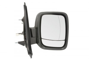 Oglinda dreapta potrivit FIAT TALENTO; NISSAN NV300; OPEL VIVARO; RENAULT TRAFIC dupa 2014 - electrica, asferic, incalzita, crom, grunduita, cu senzor temperatura