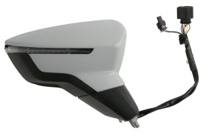 Oglinda dreapta potrivit SEAT ARONA KJ, IBIZA V 6F dupa 2017 - (electric, convex, cu incalzire, subacoperit, pliabil electric, cu semnalizator) - Img 2