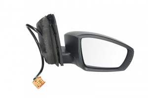 Oglinda laterala Dreapta electric, convexa, incalzita, crom, dop dreptunghiular potrivit VW POLO, POLO IV, POLO V, POLO VIVO -05.14 - Img 1