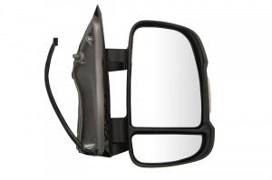 Oglinda laterala Dreapta electric, convexa, incalzita, mic de statura, bec w16w potrivit CITROEN JUMPER I, JUMPER II; FIAT DUCATO; PEUGEOT BOXER 04.06- - Img 1