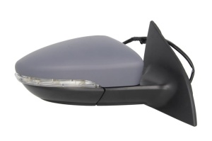 Oglinda laterala Dreapta potrivit VW BEETLE, PASSAT B6, PASSAT B7, PASSAT B7/KOMBI, SCIROCCO III pana in 2009 - (electric, convexa, incalzita, crom, captuseala) - Img 2