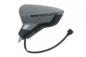 Oglinda laterala Stanga electric, convexa, incalzita potrivit SEAT IBIZA V, LEON, LEON SC, LEON ST, LEON ST/KOMBI, LEON/HATCHBACK - Img 2