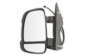 Oglinda laterala Stanga electric, mic, cu senzor de temperatura, bec w16w potrivit CITROEN JUMPER; FIAT DUCATO; PEUGEOT BOXER dupa 2006 - Img 2
