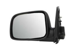 Oglinda laterala Stanga (manual, convexa, crom) potrivit ISUZU D-MAX I -12.06 - Img 1