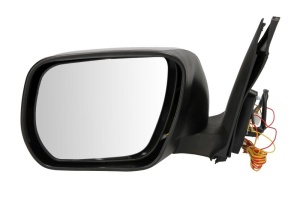 Oglinda laterala Stanga potrivit SUZUKI GRAND VITARA II, XL7 2005-2009 - (electric; convexa, cu incalzire; captuseala; pliabil electric)