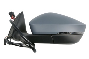Oglinda stanga (electric, cu memorie, convex, cu incalzire, asistent pentru schimbarea benzii, subacoperit, pliabil electric, cu semnalizator) potrivit SKODA SUPERB III 03.15- - Img 2