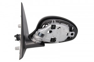 Oglinda stanga potrivit BMW 1, 3 2003-2013 - electrica, incalzita, crom, fara carcasa - Img 2