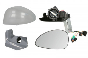 Oglinda stanga potrivit CITROEN C4 I 2004-2009 - electrica grunduita - Img 2