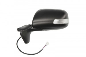 Oglinda stanga potrivit TOYOTA AURIS 2010-2012 - electrica, asferic, incalzita, crom, grunduita - Img 2