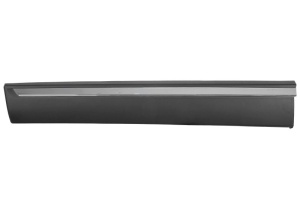 Ornament portiera fata stanga potrivit Mazda CX-9 TC dupa 2015 - negru, cu dunga cromata