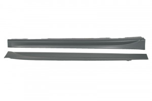 Ornament prag exterior Dreapta/Stanga grunduit, 2 buc.; cu kit de montaj; Pachet M potrivit BMW Seria 3 F30, F80, 3 F31 2011-2019