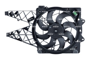 Paleta ventilator racire motor (cu carcasa) potrivit ABARTH PUNTO; ALFA ROMEO GIULIETTA, GIULIETTA/HATCHBACK, MITO; FIAT GRANDE PUNTO, PUNTO EVO 1.3D-2.0D 07.08- - Img 3