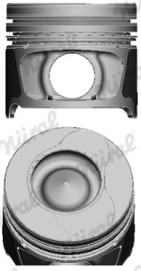 Piston 76,5 (+0.50) potrivit DACIA DUSTER, LOGAN, LOGAN EXPRESS, LOGAN MCV, SANDERO; NISSAN KUBISTAR; RENAULT CLIO II, CLIO III, CLIO III/HATCHBACK, GRAND SCENIC II, KANGOO 1.5D 06.01- - Img 2