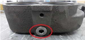 Pompa apa (cu gaura senzorului) potrivit MERCEDES ATRON, AXOR, AXOR 2, CAPACITY, CITARO (O 530), CONECTO (O 345), INTEGRO (O 550), INTOURO, O 403 OM447.947-OM457.981 01.98- - Img 2