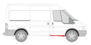 Prag auto Dreapta potrivit FORD TRANSIT 2000-2014 - Img 2