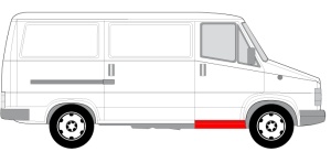Prag auto Fata Dreapta potrivit CITROEN C25; FIAT DUCATO; PEUGEOT J5 -05.94 - Img 2