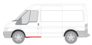 Prag auto Stanga potrivit FORD TRANSIT 2000-2014 - Img 2