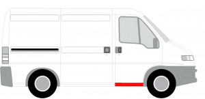 Prag lateral fata potrivit CITROEN JUMPER; FIAT DUCATO; PEUGEOT BOXER 1994-2006 - dreapta - Img 2