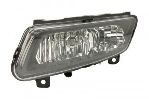 Proiector ceata Stanga (H8, cu lumini curbe; Mod. BlueGT / GTI / R-Line; negru) potrivit VW POLO, POLO IV, POLO V 06.09- - Img 1