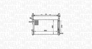 Radiator motor (Automat/Manual) potrivit MERCEDES A (W169), B SPORTS TOURER (W245) 1.5-Electric - Img 1