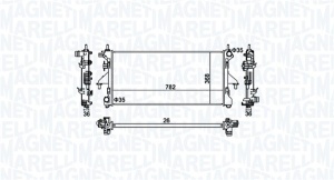 Radiator motor (Manual) potrivit CITROEN JUMPER II; FIAT DUCATO; PEUGEOT BOXER 2.2D/2.3D - Img 1