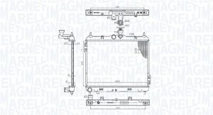 Radiator motor (Manual) potrivit HYUNDAI GETZ 1.1-1.6 - Img 1