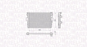 Radiator motor (Manual) potrivit IVECO DAILY III; FIAT MAREA 1.6/2.8D - Img 2