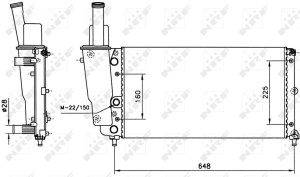 Radiator motor potrivit FIAT PUNTO; LANCIA Y 1.1/1.2 - Img 4