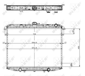 Radiator motor potrivit FORD MAVERICK 2.4 - Img 3