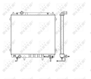 Radiator motor potrivit HYUNDAI TERRACAN 2.9D - Img 3