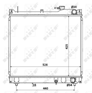 Radiator motor potrivit SUZUKI GRAND VITARA I 1.6 - Img 3